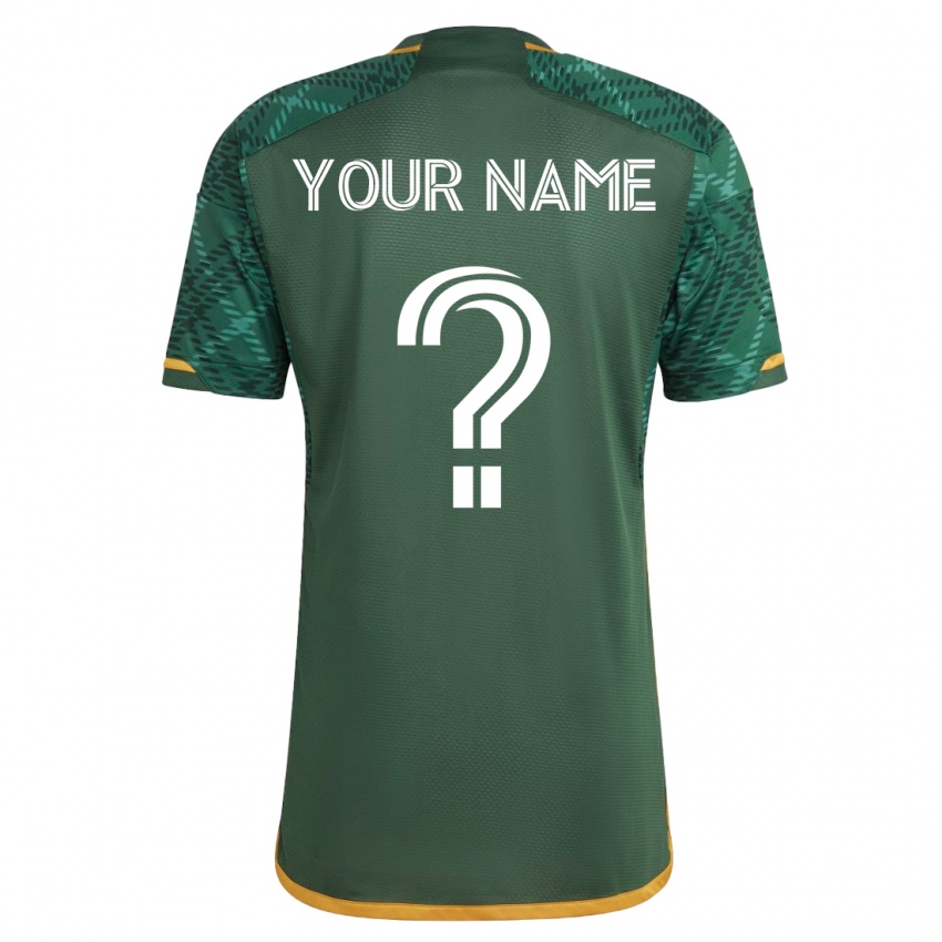 Niño Camiseta Su Nombre #0 Verde 1ª Equipación 2023/24 La Camisa