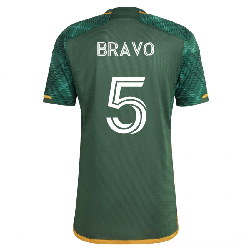 Niño Camiseta Claudio Bravo #5 Verde 1ª Equipación 2023/24 La Camisa