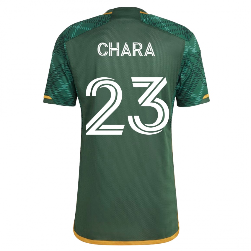 Niño Camiseta Yimmi Chará #23 Verde 1ª Equipación 2023/24 La Camisa