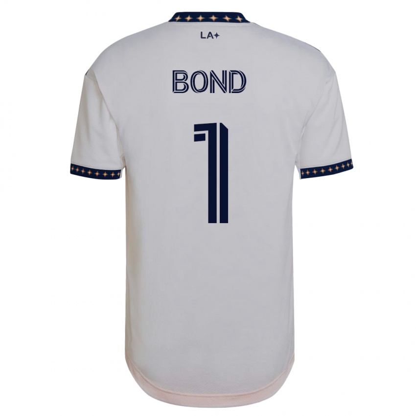 Niño Camiseta Jonathan Bond #1 Blanco 1ª Equipación 2023/24 La Camisa