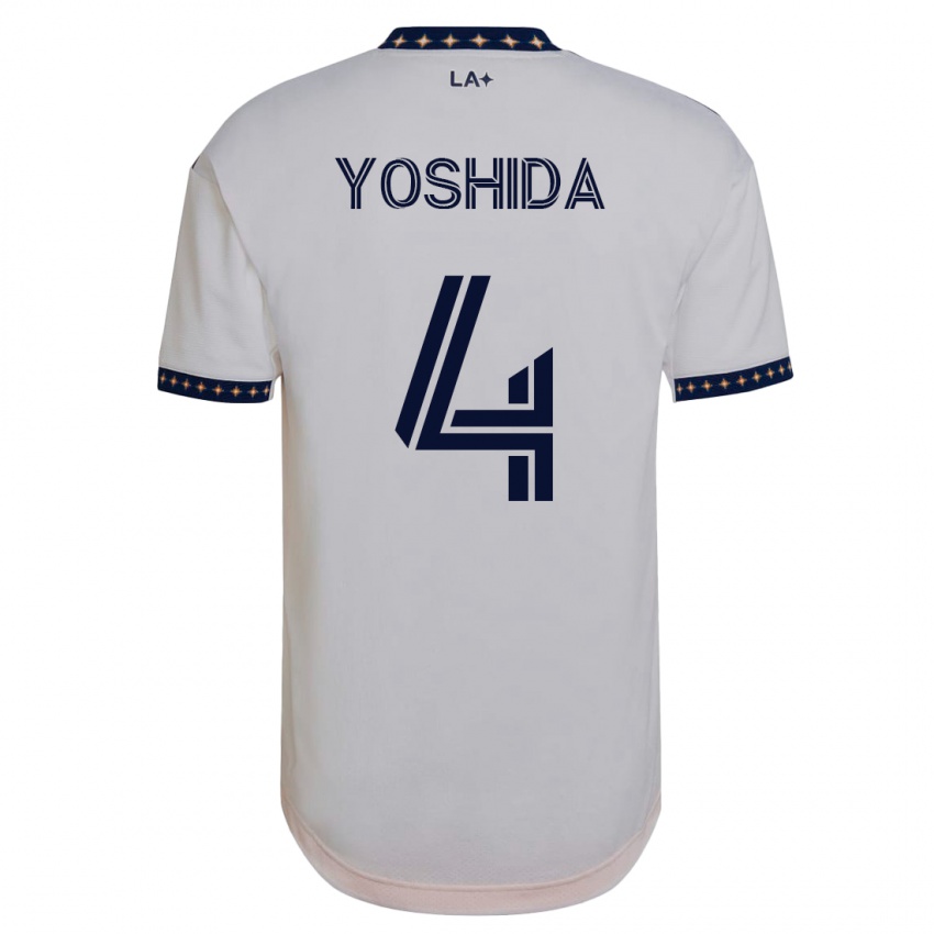 Niño Camiseta Maya Yoshida #4 Blanco 1ª Equipación 2023/24 La Camisa