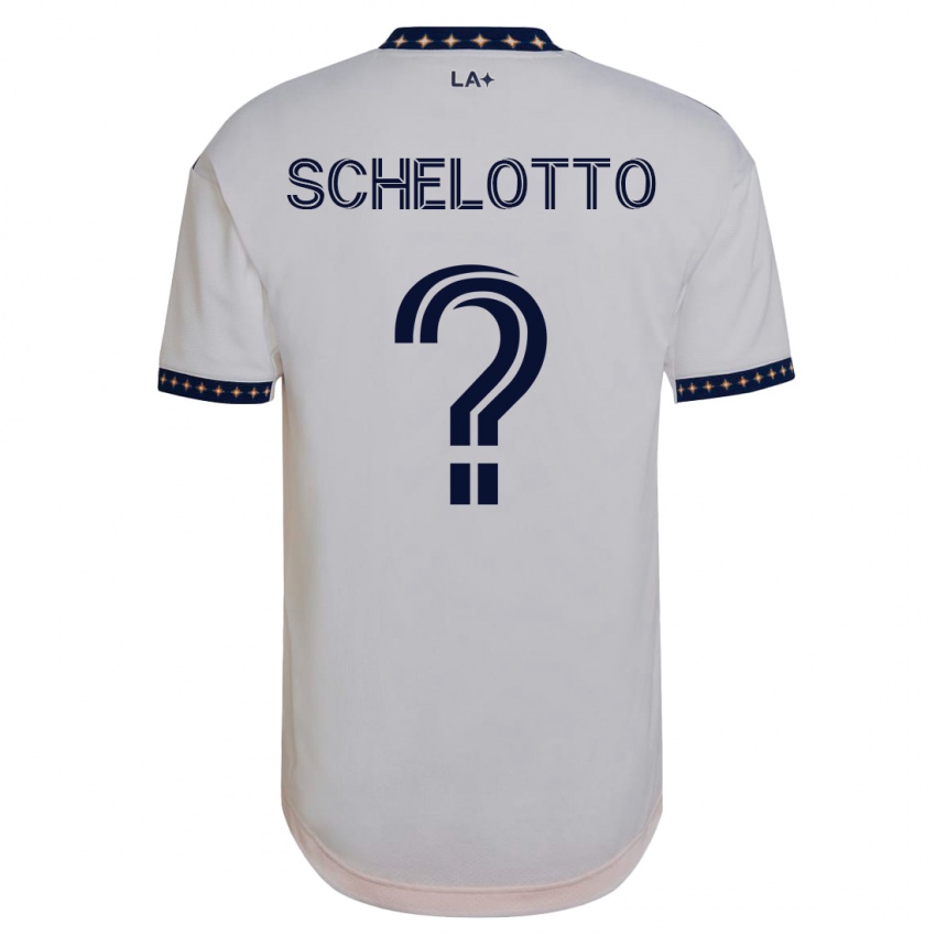 Niño Camiseta Nicolas Barros Schelotto #0 Blanco 1ª Equipación 2023/24 La Camisa