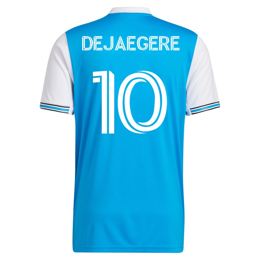 Niño Camiseta Brecht Dejaegere #10 Azul 1ª Equipación 2023/24 La Camisa