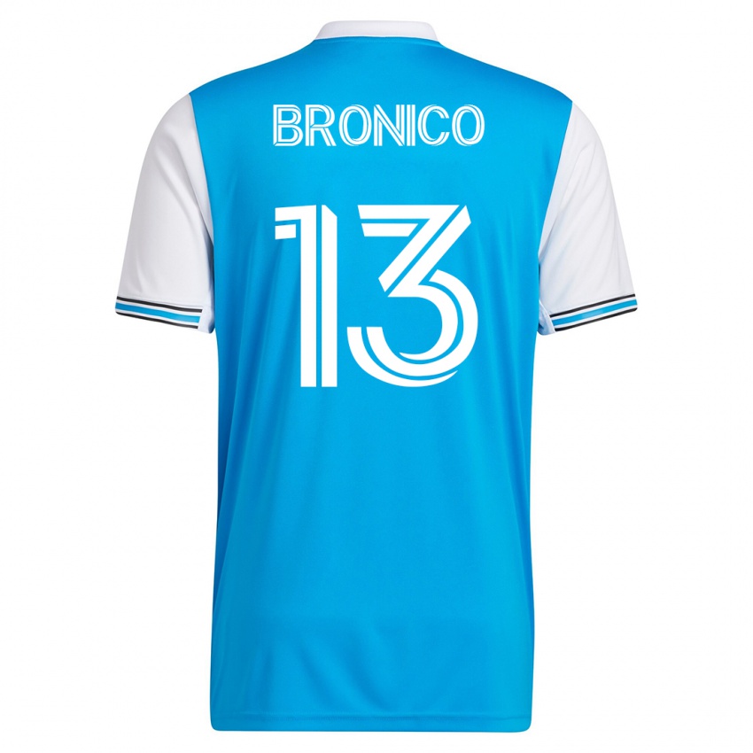 Niño Camiseta Brandt Bronico #13 Azul 1ª Equipación 2023/24 La Camisa