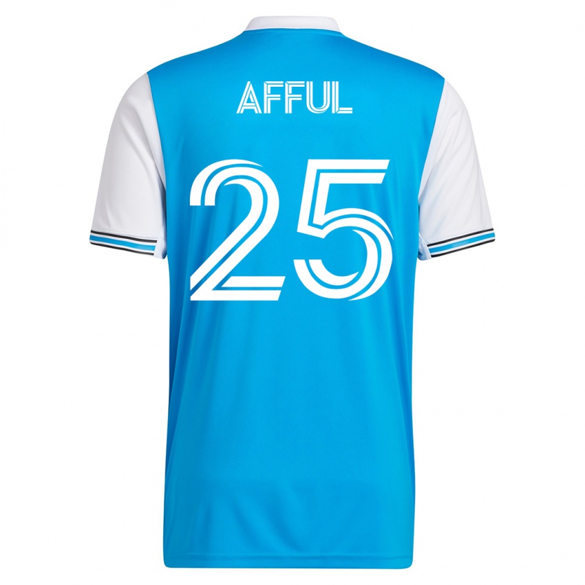 Niño Camiseta Harrison Afful #25 Azul 1ª Equipación 2023/24 La Camisa