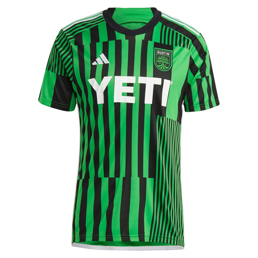 Niño Camiseta Damian Las #12 Verde Negro 1ª Equipación 2023/24 La Camisa
