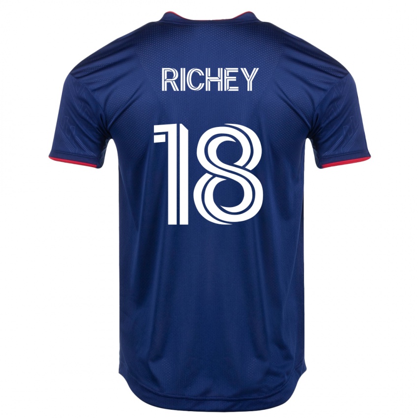 Niño Camiseta Spencer Richey #18 Armada 1ª Equipación 2023/24 La Camisa