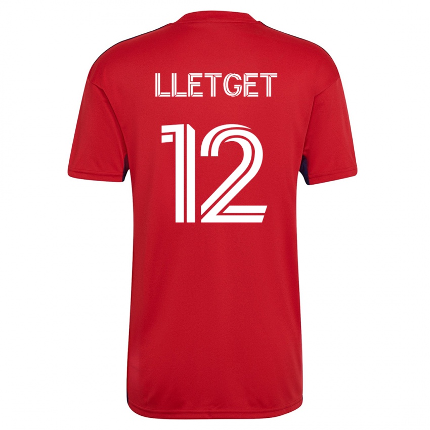 Niño Camiseta Sebastian Lletget #12 Rojo 1ª Equipación 2023/24 La Camisa