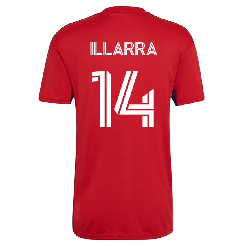 Niño Camiseta Asier Illarramendi #14 Rojo 1ª Equipación 2023/24 La Camisa