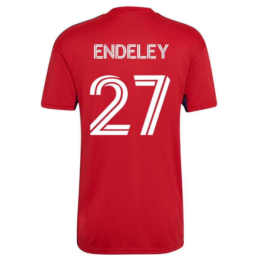 Niño Camiseta Herbert Endeley #27 Rojo 1ª Equipación 2023/24 La Camisa
