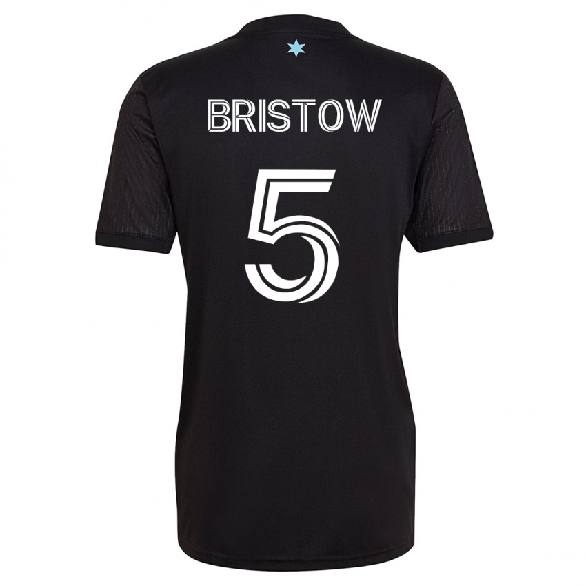 Niño Camiseta Ethan Bristow #5 Negro 1ª Equipación 2023/24 La Camisa
