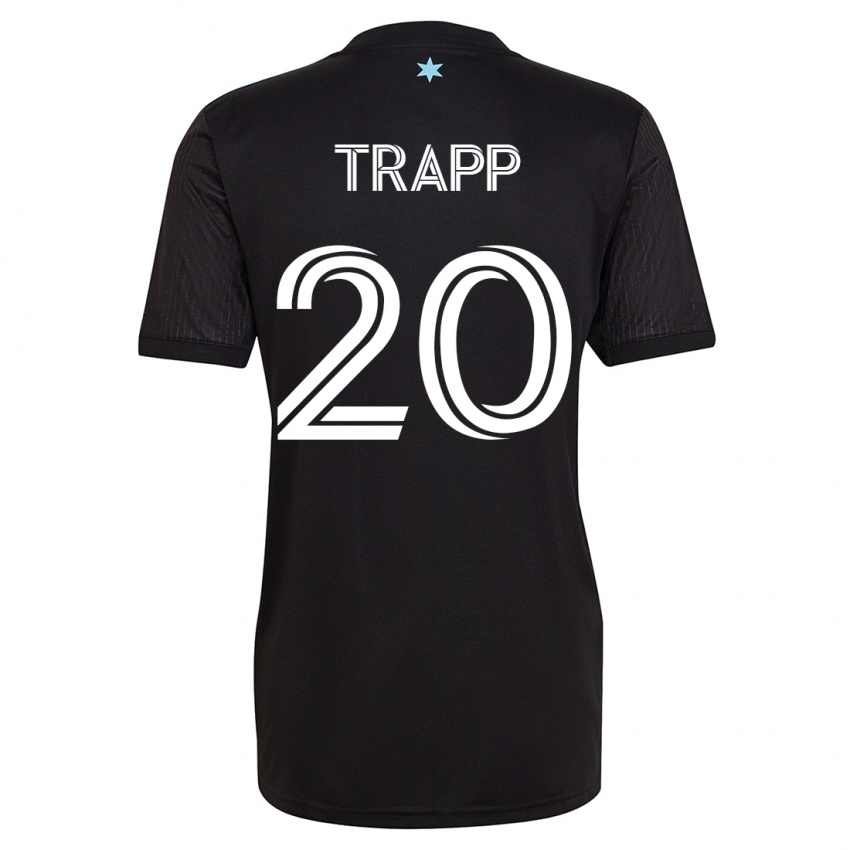 Niño Camiseta Wil Trapp #20 Negro 1ª Equipación 2023/24 La Camisa