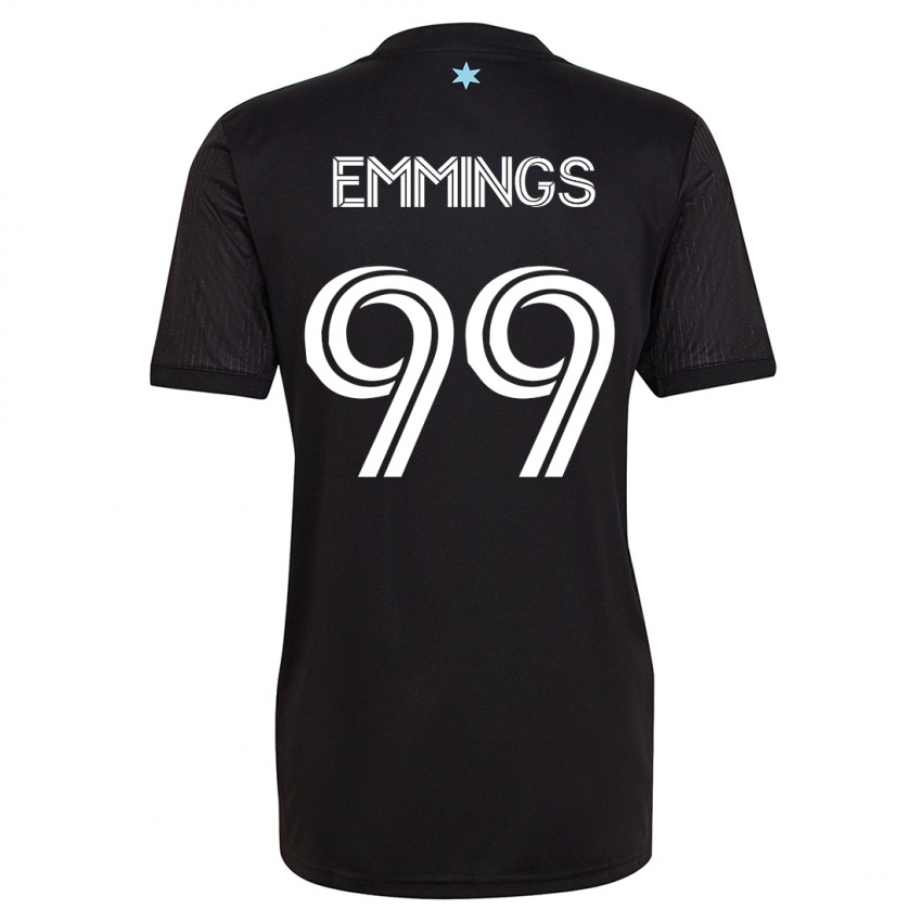 Niño Camiseta Fred Emmings #99 Negro 1ª Equipación 2023/24 La Camisa