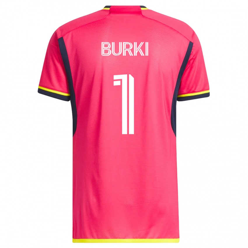 Niño Camiseta Roman Bürki #1 Rosa 1ª Equipación 2023/24 La Camisa