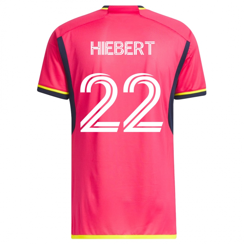 Niño Camiseta Kyle Hiebert #22 Rosa 1ª Equipación 2023/24 La Camisa