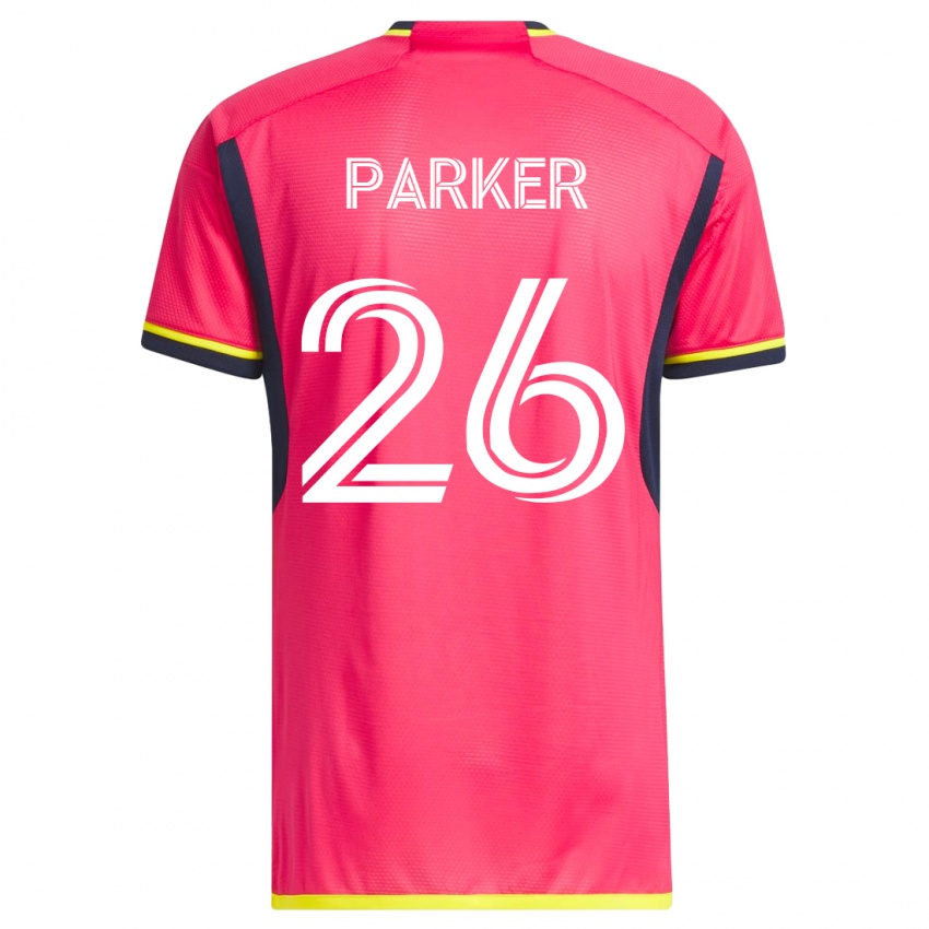Niño Camiseta Tim Parker #26 Rosa 1ª Equipación 2023/24 La Camisa