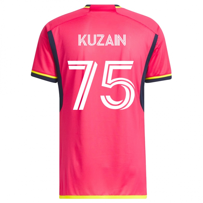 Niño Camiseta Wan Kuzain #75 Rosa 1ª Equipación 2023/24 La Camisa