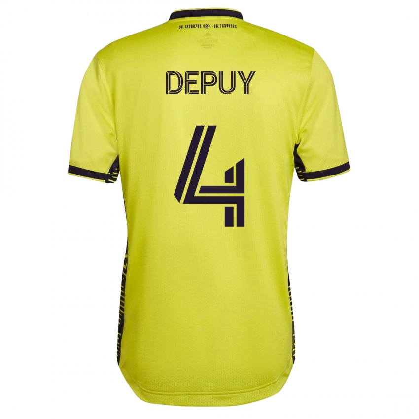 Niño Camiseta Nick Depuy #4 Amarillo 1ª Equipación 2023/24 La Camisa