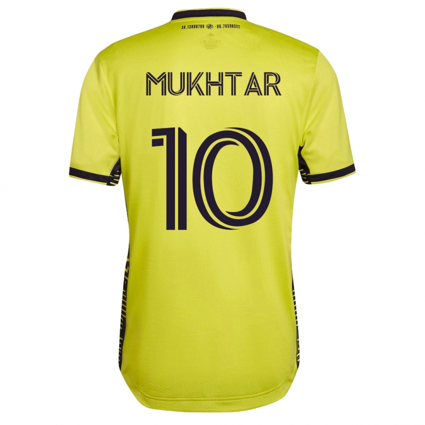 Niño Camiseta Hany Mukhtar #10 Amarillo 1ª Equipación 2023/24 La Camisa