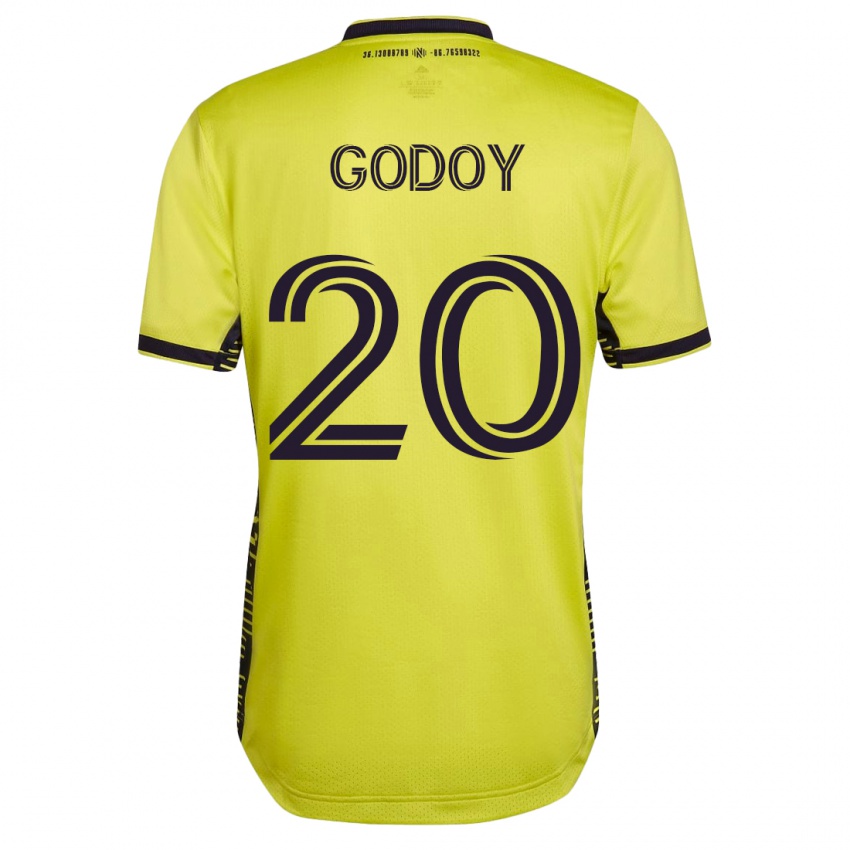 Niño Camiseta Aníbal Godoy #20 Amarillo 1ª Equipación 2023/24 La Camisa