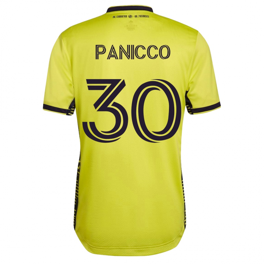 Niño Camiseta Elliot Panicco #30 Amarillo 1ª Equipación 2023/24 La Camisa