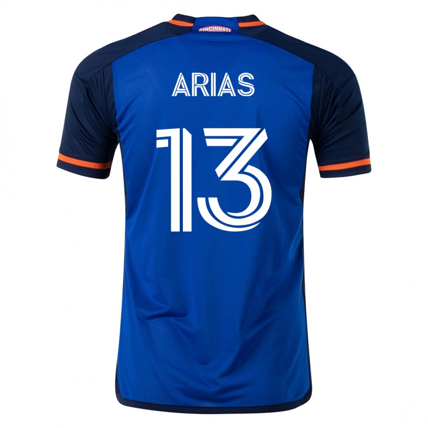 Niño Camiseta Santiago Arias #13 Azul 1ª Equipación 2023/24 La Camisa