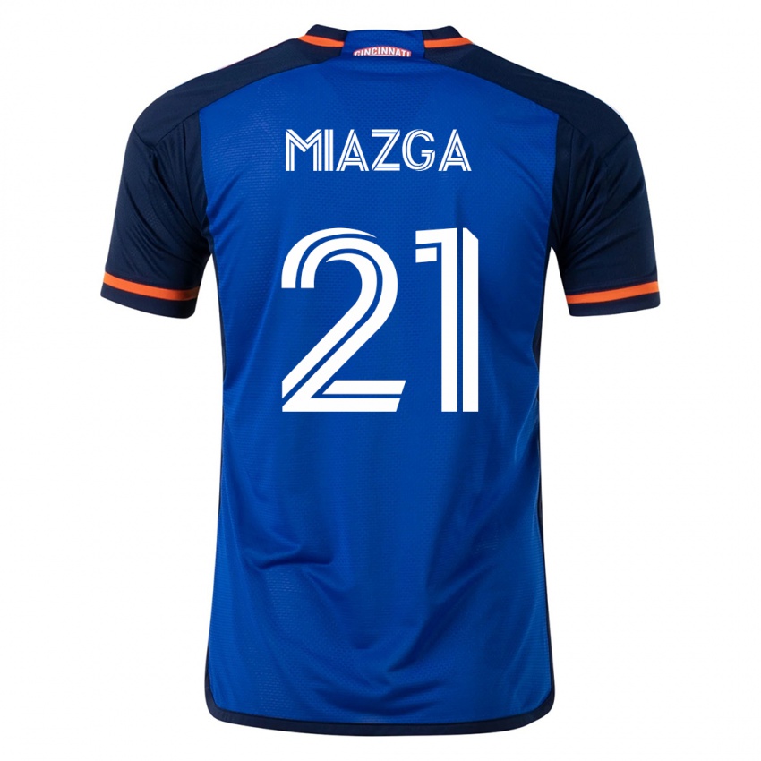 Niño Camiseta Matt Miazga #21 Azul 1ª Equipación 2023/24 La Camisa