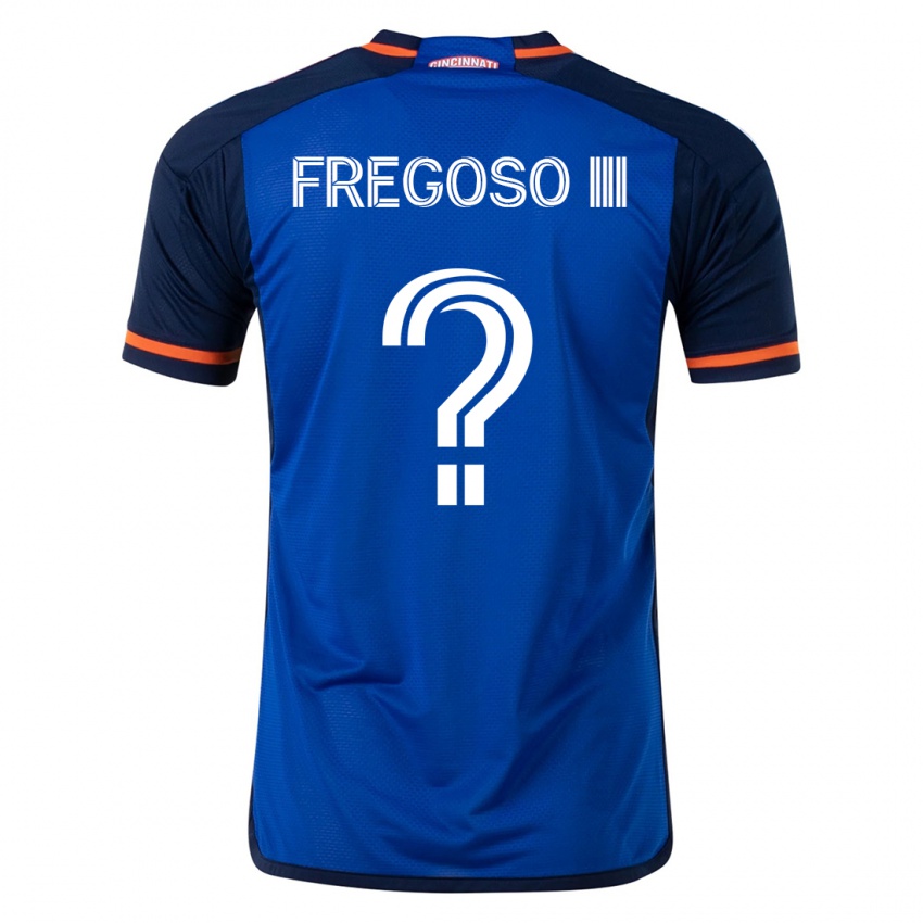 Niño Camiseta Arturo Fregoso Iii #0 Azul 1ª Equipación 2023/24 La Camisa