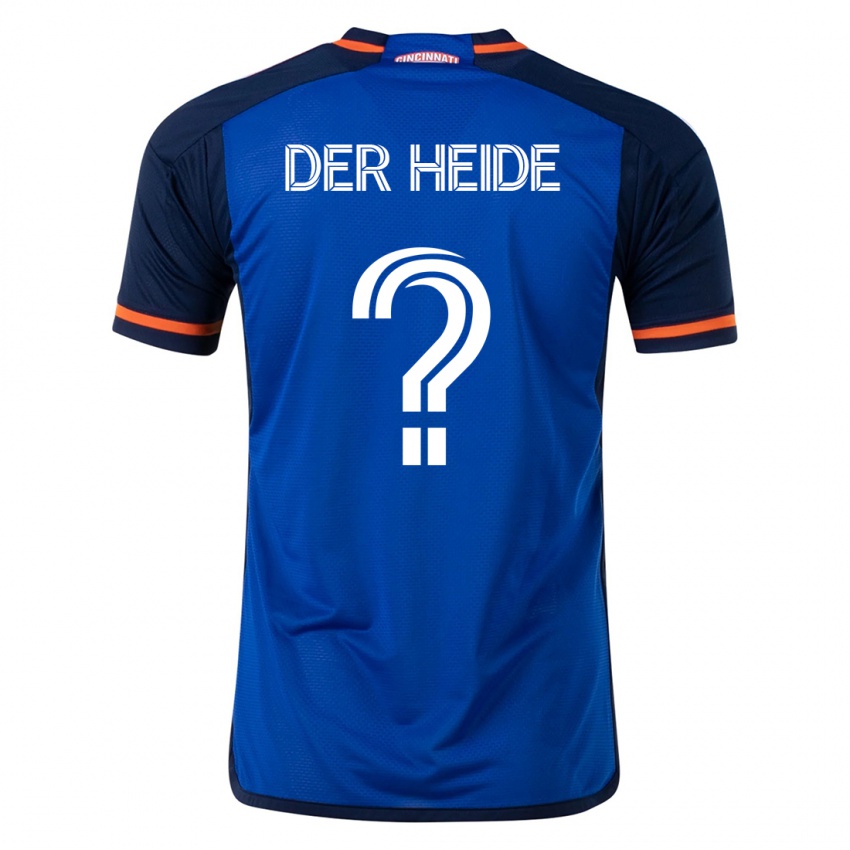 Niño Camiseta Dimas Van Der Heide #0 Azul 1ª Equipación 2023/24 La Camisa
