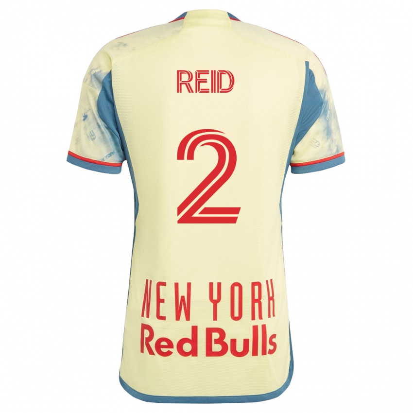 Niño Camiseta Jayden Reid #2 Amarillo 1ª Equipación 2023/24 La Camisa