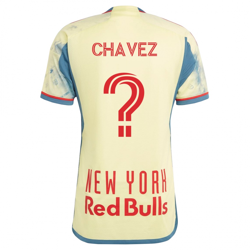 Niño Camiseta Sebasthian Chavez #0 Amarillo 1ª Equipación 2023/24 La Camisa