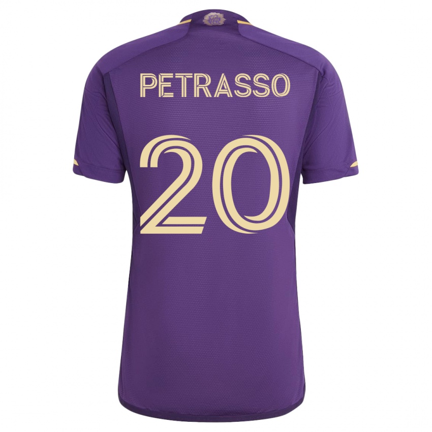 Niño Camiseta Luca Petrasso #20 Violeta 1ª Equipación 2023/24 La Camisa