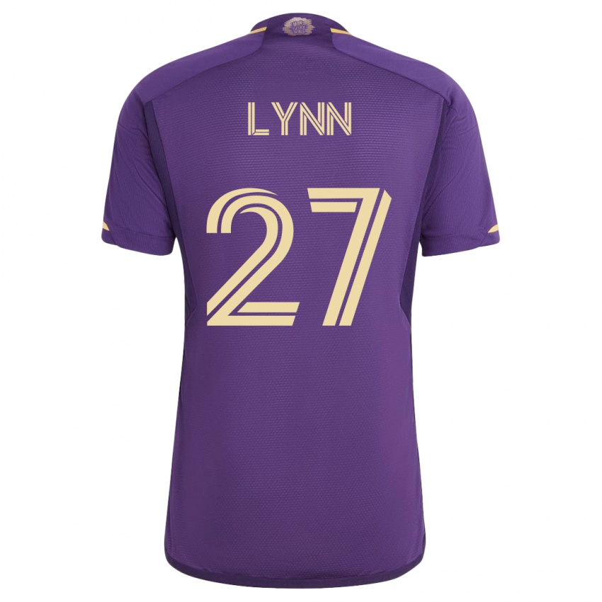 Niño Camiseta Jack Lynn #27 Violeta 1ª Equipación 2023/24 La Camisa