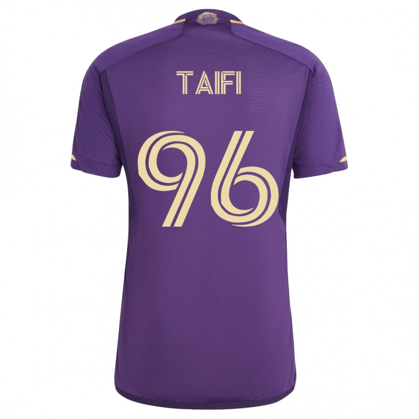 Niño Camiseta Zakaria Taifi #96 Violeta 1ª Equipación 2023/24 La Camisa