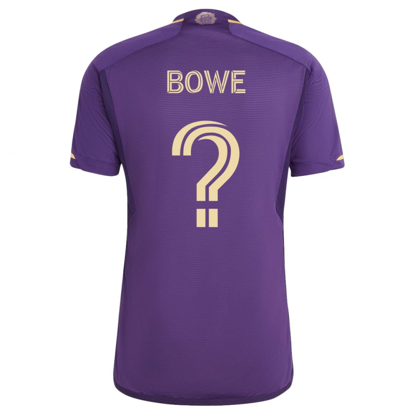 Niño Camiseta Thomas Bowe #0 Violeta 1ª Equipación 2023/24 La Camisa