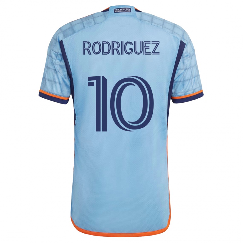 Niño Camiseta Santiago Rodríguez #10 Azul 1ª Equipación 2023/24 La Camisa