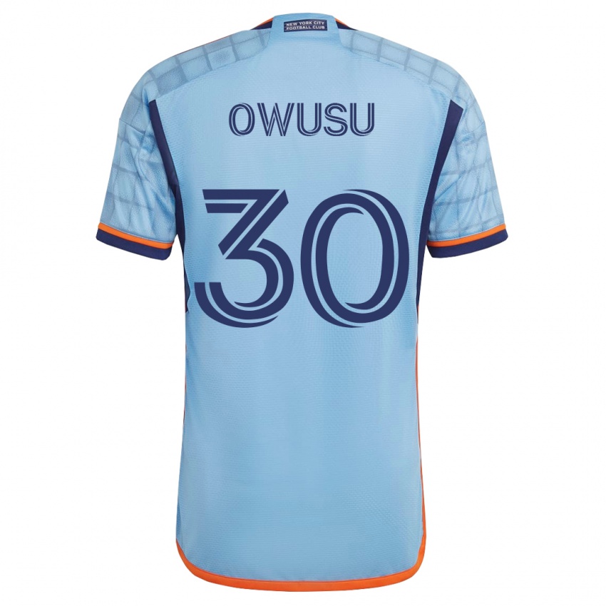 Niño Camiseta Samuel Owusu #30 Azul 1ª Equipación 2023/24 La Camisa