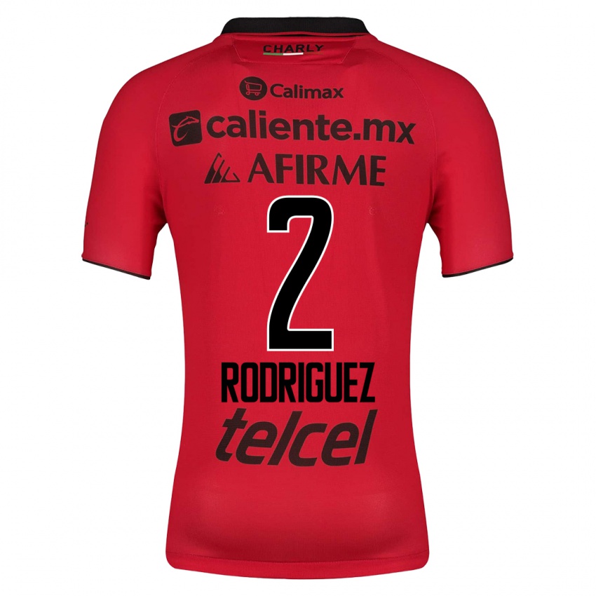 Niño Camiseta Antonio Rodríguez #2 Rojo 1ª Equipación 2023/24 La Camisa
