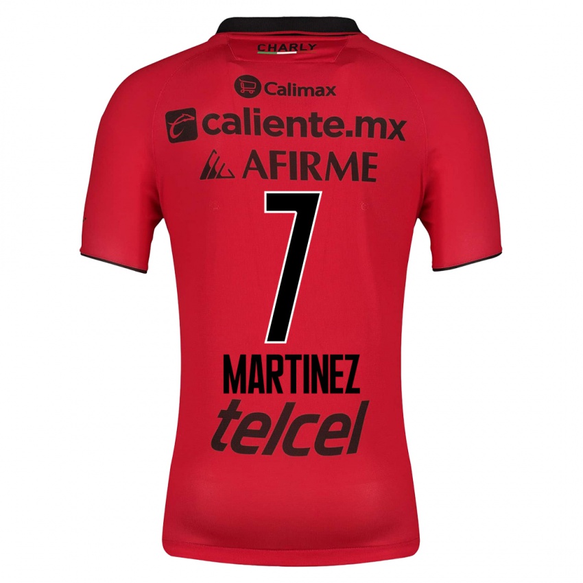 Niño Camiseta Alejandro Martínez #7 Rojo 1ª Equipación 2023/24 La Camisa