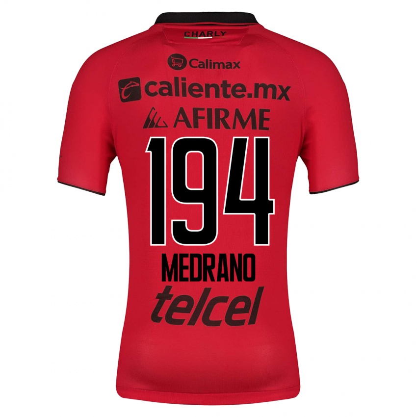 Niño Camiseta Luis Medrano #194 Rojo 1ª Equipación 2023/24 La Camisa