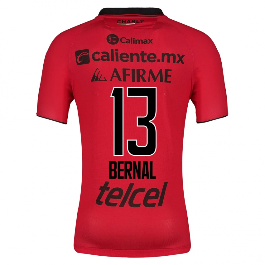 Niño Camiseta Mayra Pelayo-Bernal #13 Rojo 1ª Equipación 2023/24 La Camisa