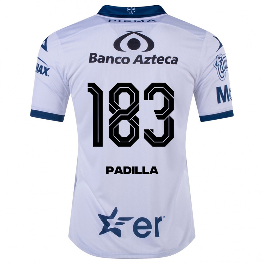 Niño Camiseta Donovan Padilla #183 Blanco 1ª Equipación 2023/24 La Camisa
