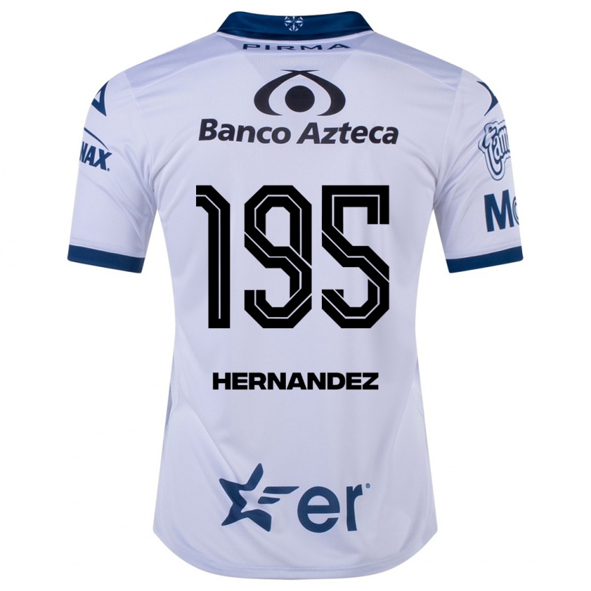 Niño Camiseta Daniel Hernández #195 Blanco 1ª Equipación 2023/24 La Camisa