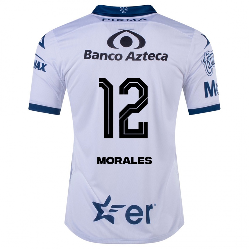 Niño Camiseta Karla Morales #12 Blanco 1ª Equipación 2023/24 La Camisa