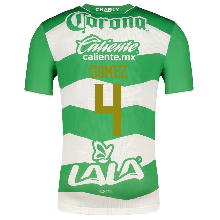 Niño Camiseta Alejandro Gómez #4 Verde 1ª Equipación 2023/24 La Camisa