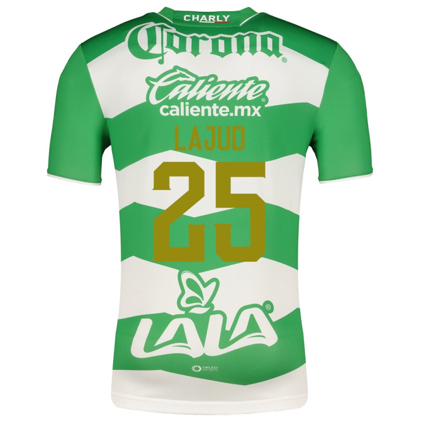 Niño Camiseta Gibrán Lajud #25 Verde 1ª Equipación 2023/24 La Camisa