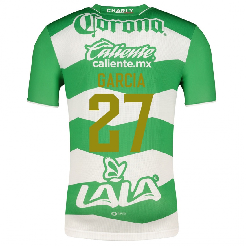 Niño Camiseta Joel García #27 Verde 1ª Equipación 2023/24 La Camisa