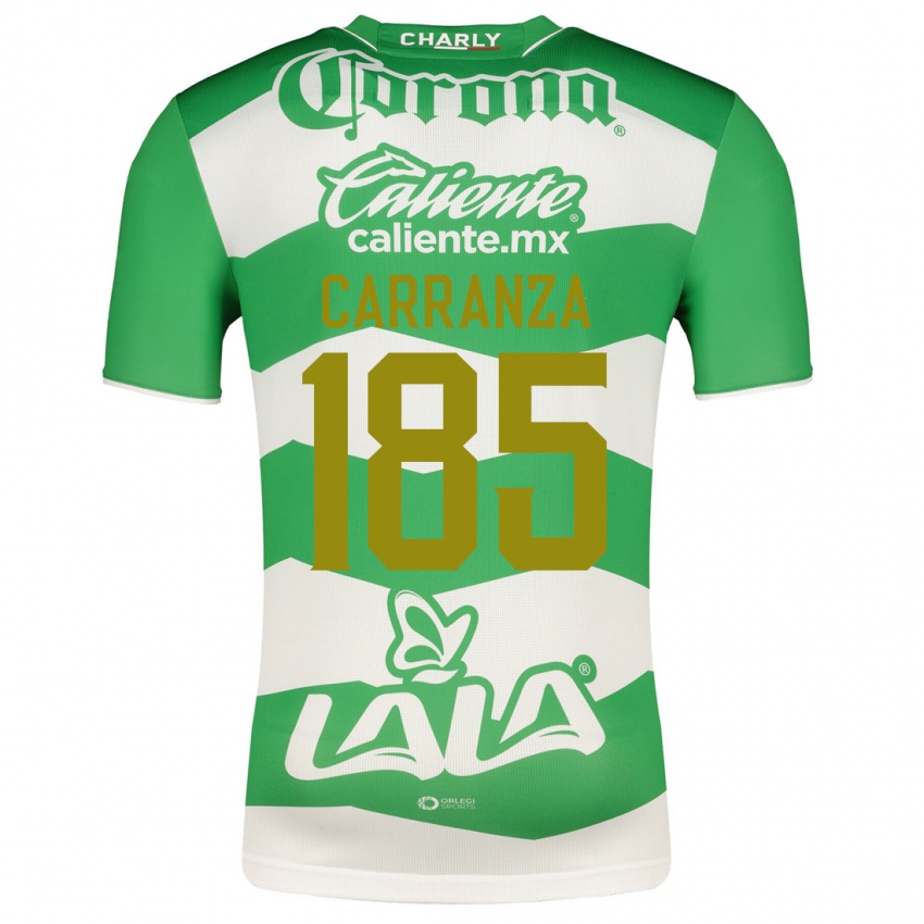 Niño Camiseta Héctor Carranza #185 Verde 1ª Equipación 2023/24 La Camisa