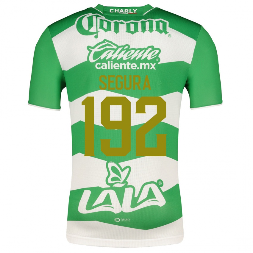 Niño Camiseta Gustavo Segura #192 Verde 1ª Equipación 2023/24 La Camisa