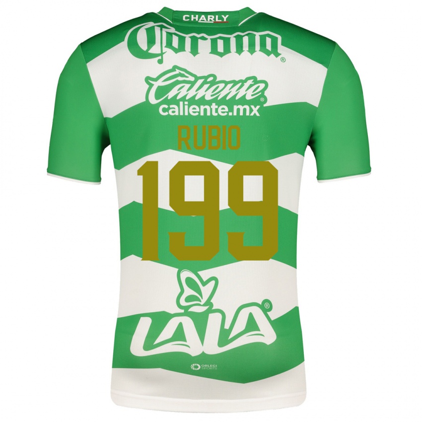 Niño Camiseta Ronaldo Rubio #199 Verde 1ª Equipación 2023/24 La Camisa